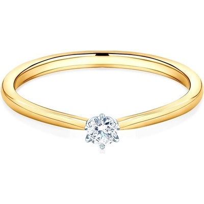 Savicki Zásnubní prsten dvoubarevné zlato diamant SAVR62571 YW