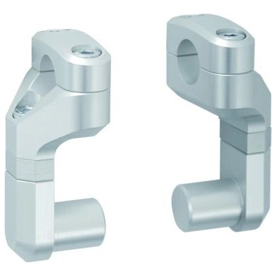 SW MOTECH Zvýšení řídítek řídítek VARIO-stříbrné 22mm 28mm