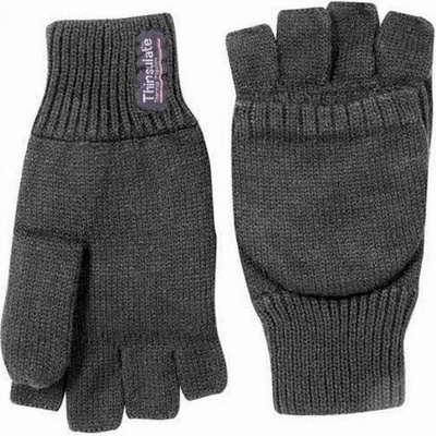 M.F.H. bezprsté/palčáky fleece Černá – Zboží Dáma