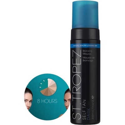 St.Tropez Self Tan Dark samoopalovací pěna pro intenzivní opálení (100% Natural Tanning Agent Bronzing Mousse) 200 ml