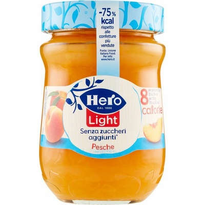 Hero broskyňový džem bez cukru 280 g