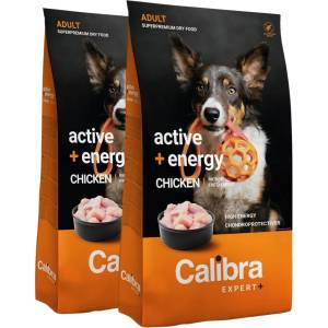 Calibra Dog EXPERT+ Adult Active & Energy Chicken 2 x 12 kg