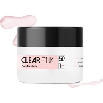 Mistero Milano Builder gel Simple Shape gel clear pink 50 g