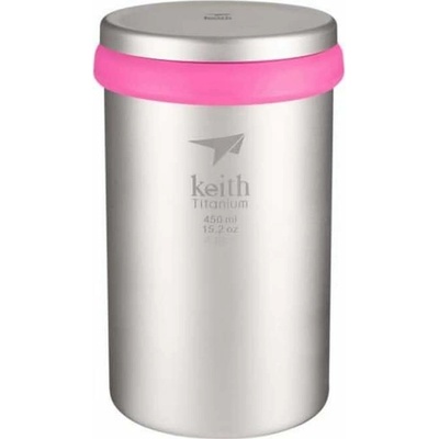 Keith Titanium Mug Infuser 450 ml Pink