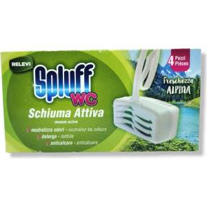  Spluff ароматизатор за тоалетна чиния, 4 броя х 33гр, Бор