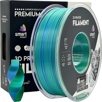 Smart Print FG-S111-E1, 3D филамент, PLA Silk, Dual Color, Oceans Embrace, 1kg, 1, 75mm (FG-S111-E1)