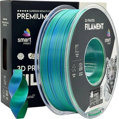 Smart Print FG-S111-E1, 3D филамент, PLA Silk, Dual Color, Oceans Embrace, 1kg, 1, 75mm (FG-S111-E1)