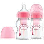 Dr. Brown's Комплект шишета Dr. Brown's Wide - Neck Options+, 2 броя, 150 ml, Розови (72239323687) - ozone