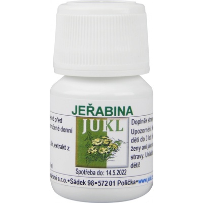 Jukl Bylinářství kořenářství Tinktura Jeřabina 30 ml