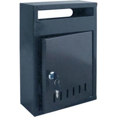 PREMIUM Пощенска кутия А4 с два отвора, Сив 27028