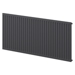 Mexen CH10 Хигиенен панелен радиатор 900 x 900 mm, странично свързване, 804 W, антрацит - W410H-090-090-66 (W410H-090-090-66)