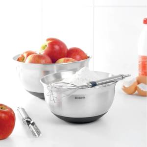 Brabantia 1, 6 л. купа за бъркане, матиран инокс и черно Brabantia (646897)