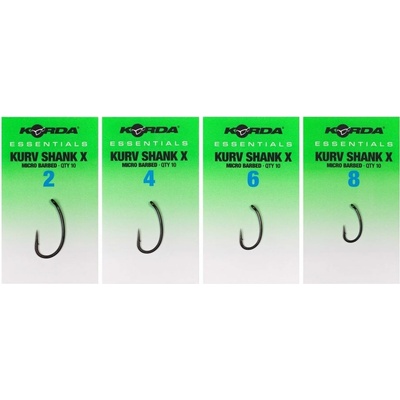 Korda Háčiky Essentials Kurv X Barbed 10 ks - Veľ. 6