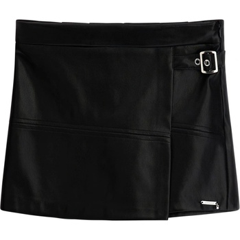 Image 1 of GUESS Кожена пола- панталон в черно Guess