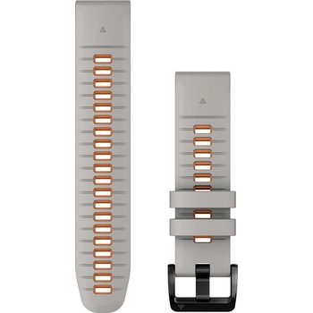 Garmin Силиконова каишка Garmin QuickFit 22 мм, сива с оранжево, 010-13280-02 (010-13280-02)