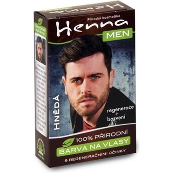 Henna Men barva na vlasy pro muže hnědá 33 g