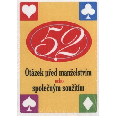 Karty - 52 otázek před manželstvím nebo společným soužitím –