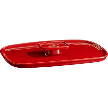 Emile Henry Капак за огнеупорен съд, 19 x 30 см, червен (EH340050)