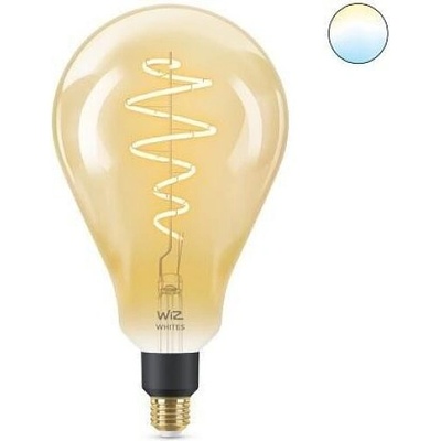 WiZ LED žárovka filament amber E27 PS160 6W 390lm 2000-5000K IP20, stmívatelná