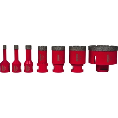 Raider Комплект боркорони Raider Diamond Dry, M14, ф8-68 мм, 7 бр. (157851) (157851)