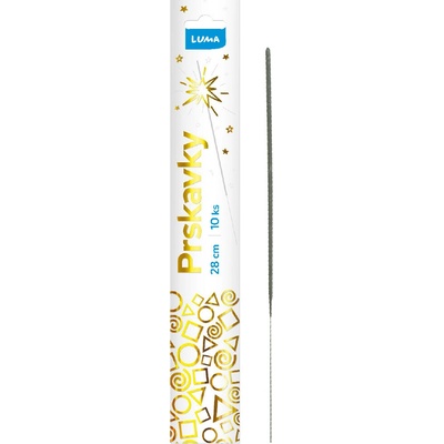 Prskavky 28 cm 10 ks LUMA