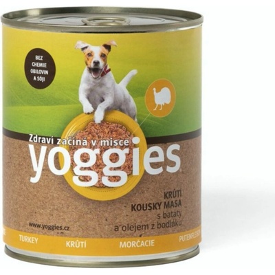 Yoggies Adult morčacia s batátmi a bodliakovým olejom 800 g