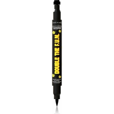 Wet n Wild SpongeBob SquarePants Double The F.U.N. Liquid Eyeliner & Stamp multifunkčná očná linka Best Day Ever 1,2 ml