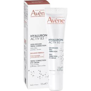 Avène Hyaluron Activ B3 Грижа за околоочен контур с тройно действие, 15 ml - ozone