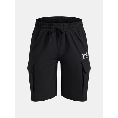 Under Armour Chlapecké kraťasy UA VIBE WOVEN CARGO SHORT Černá