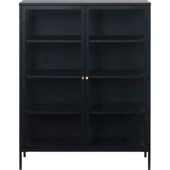 Unique Furniture Черна метална витрина 110x140 cm Carmel - Unique Furniture (42280600)