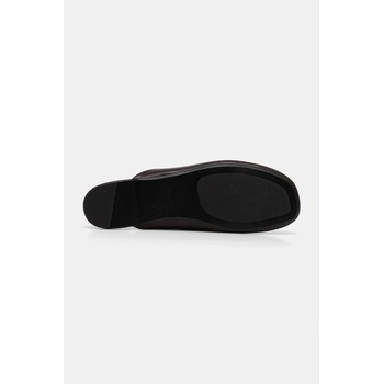 Calvin Klein Кожени балеринки Calvin Klein OBLIQUE BALLERINA SLINGBACK LTH (HW0HW02852)