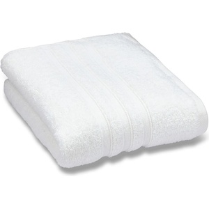 Catherine Lansfield Бяла памучна хавлиена кърпа от тери 70x120 cm Zero Twist - Catherine Lansfield (TW/42260/W/BT/WH)