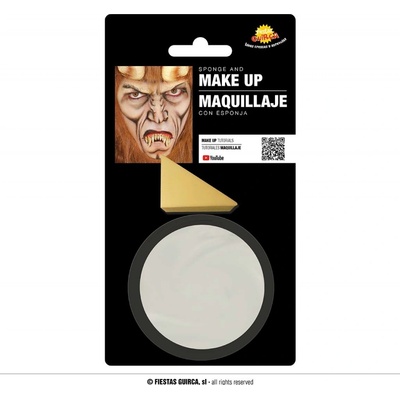 Líčidlo bílé s aplikační houbičkou – Zboží Dáma