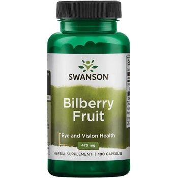 Image 1 of Swanson Bilberry Fruit 470 mg [100 капсули]