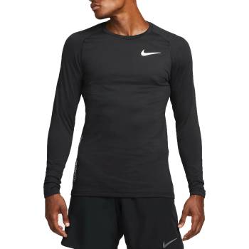 Nike Тениска с дълъг ръкав Nike Pro Warm Sweatshirt Schwarz F010 dq5448-010 Размер XXL