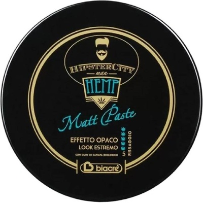 Biacrè Hipstercity Man Hemp Моделираща паста за коса с матов финиш, 100 ml