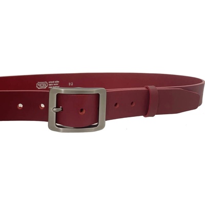 Penny Belts kožený opasek 159R90 červený