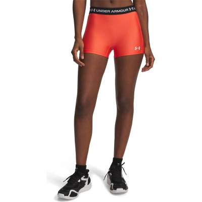 Under Armour Къси панталони Under Armour Women's Heatgear Performance Gym Shorts - Venom Red/White