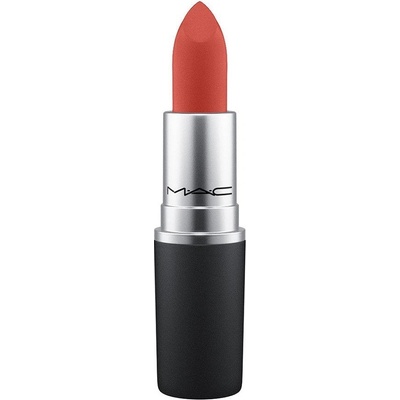 MAC Powder Kiss Lipstick matný rúž Devoted to Chili 3 g