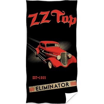 Carbotex · Bavlnená osuška ZZ Top - motív Eliminator - s gramážou 320 gr./m2 - 70 x 140 cm