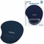 LogiLink Mauspad LogiLink mit Silikon Handauflage Blue