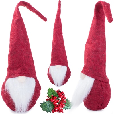 Verk 26009 Vianočné dekorácie Škriatok 30 cm červený