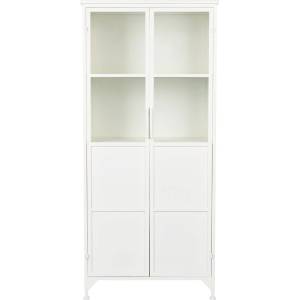 White Label Бял метален шкаф 35x150 cm Miya - White Label (4100073)