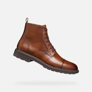 Geox Кафяви мъжки боти до глезена Geox Walk Pleasure Geox | Kafyav | МЪЖЕ | 41