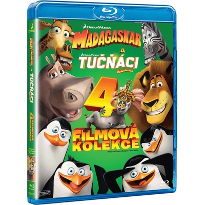 Kolekce: Madagaskar 1-3 + Tučňáci z Madagaskaru