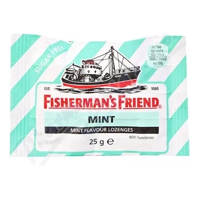 Fishermans Friend cukríky dia mätová/zelená 25g