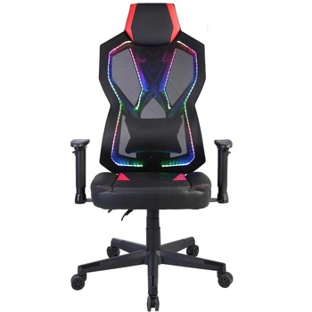 RFG Геймърски стол RFG Viper, екокожа и меш, полиамидна основа, до 130 kg, черн (4010200435)