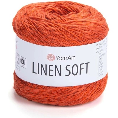 Yarn Art příze Linen Soft 7310 oranžová