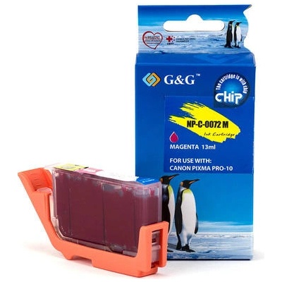 Compatible ГЛАВА ЗА CANON PIXMA PRO-10 (PRO10) - Magenta - ink cartridge - PGI-72M (PGI72M) - 6405B001 - PN NP-C-0072M/C(PG) - G&G (NP-C-0072M)