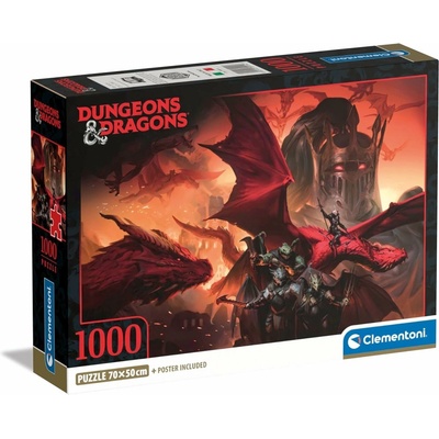 Clementoni Dungeons & Dragons Bojovníci 1000 dielov